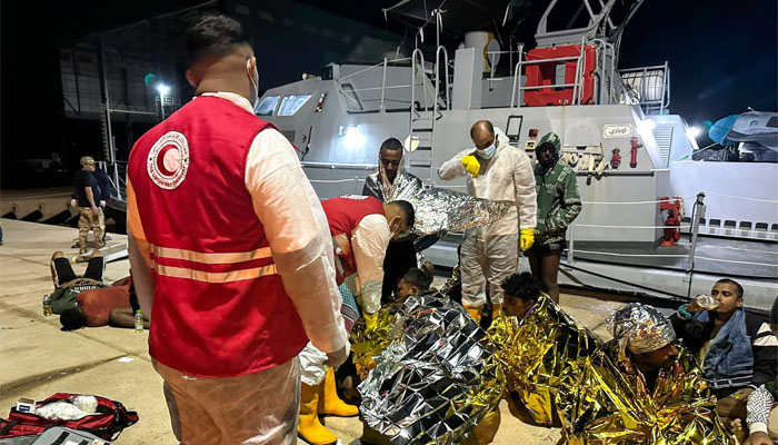 Two migrant boats capsize off Libyan coast