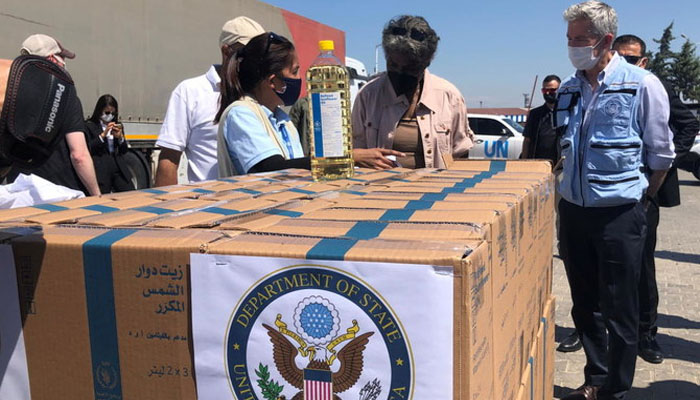 The United Nations has named the United States the world's largest aid donor.