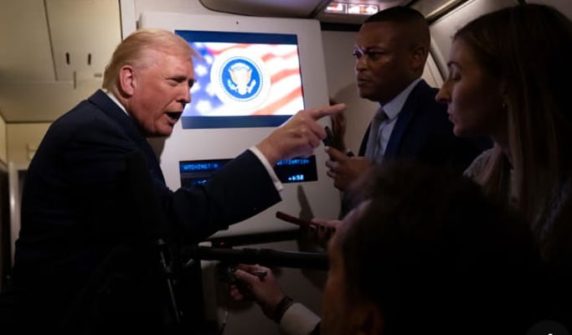 Video of Trump's extremely abusive behavior towards a female journalist goes viral