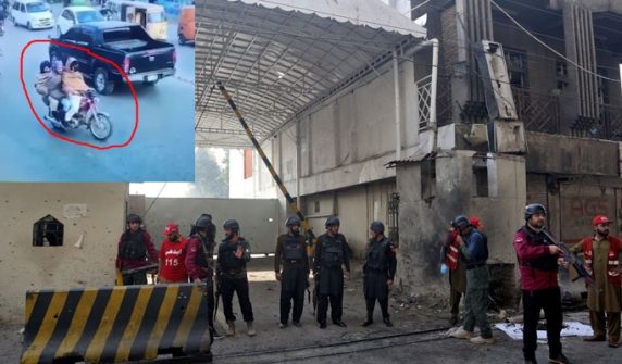 Motorcycle used in attack on FC headquarters turns out to be stolen