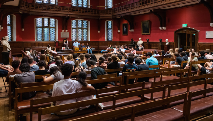 Indian delegation escapes from Oxford Union debate just in time