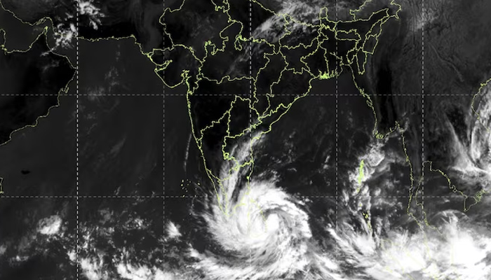 , the cyclone is moving towards India.
