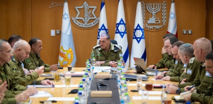 Israeli army chief orders army