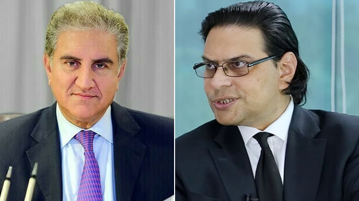 Salman Akram Raja meets Shah Mehmood at PKLI