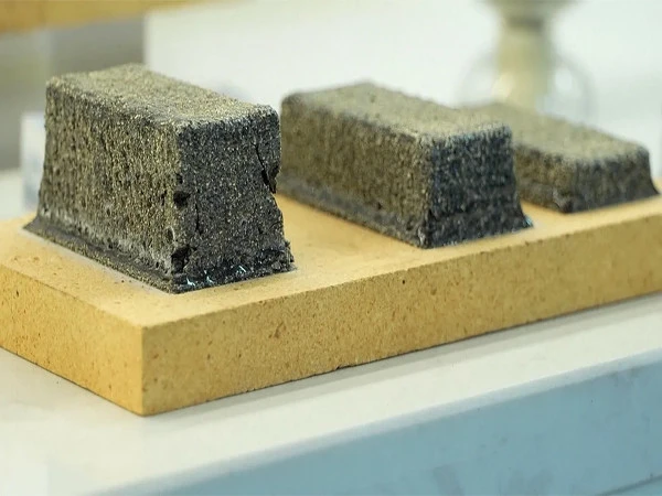 Bricks made from lunar soil return to Earth
