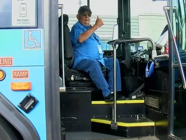 The world's oldest bus driver