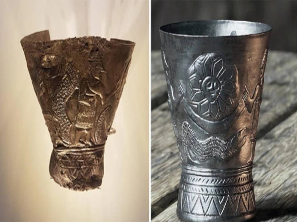 cup discovered in occupied Palestine hold