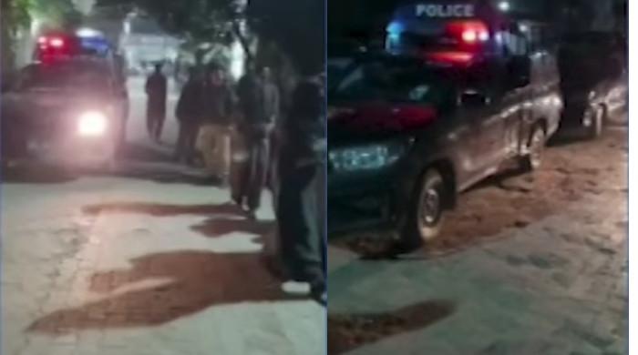 Police conduct late-night search operation,