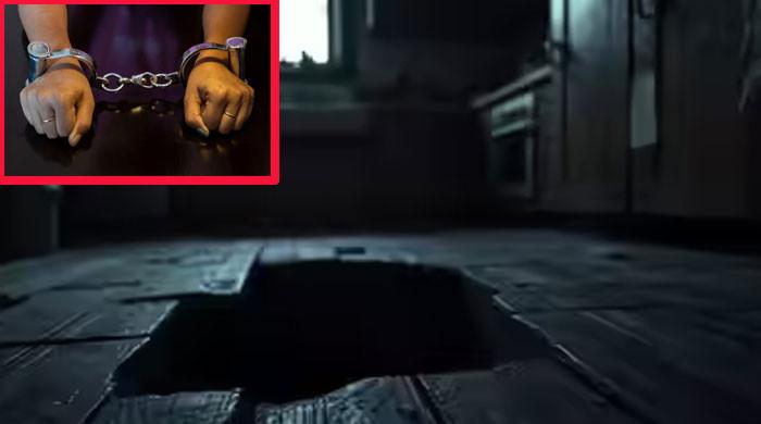 'The body was buried in the kitchen and the food was cooked there