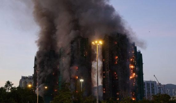 dozens missing in Hong Kong apartment complex fire
