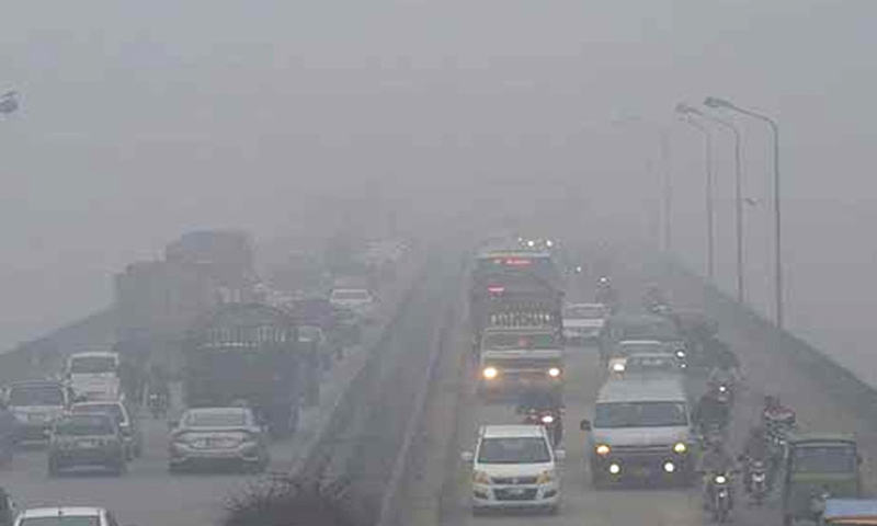 Air pollution in various cities of Punjab continues