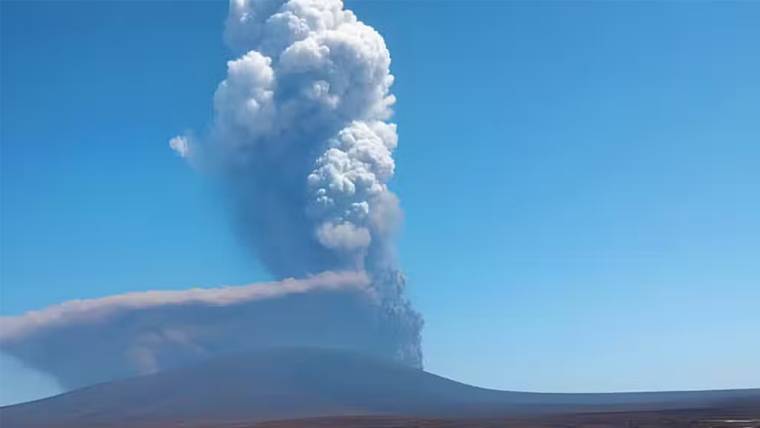 Volcano silent for 12,000 years erupts