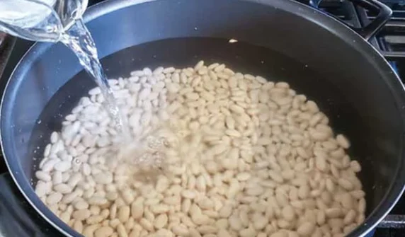 Is it necessary to soak beans in water before cooking?