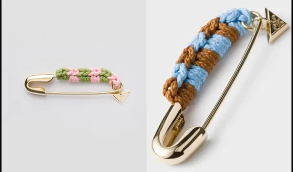 Italian fashion brand offers modest safety pins for sale