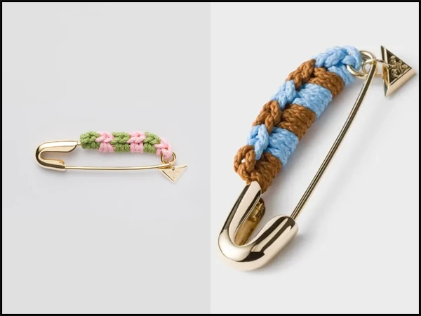 Italian fashion brand offers modest safety pins for sale