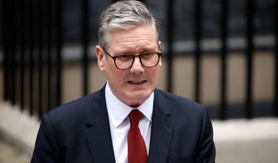 British Prime Minister Keir Starmer from office