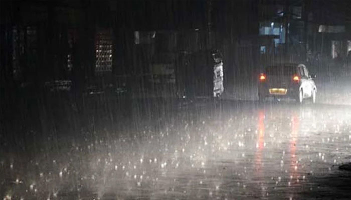 The first rain of winter fell in various cities of Sindh