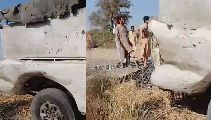 Terrorists attack police mobile in DI Khan