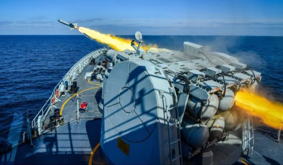 Pakistan Navy's impressive display of firepower of air-to-air missile