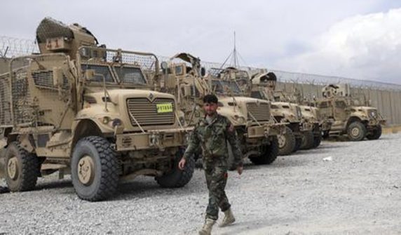 US weapons left in Afghanistan