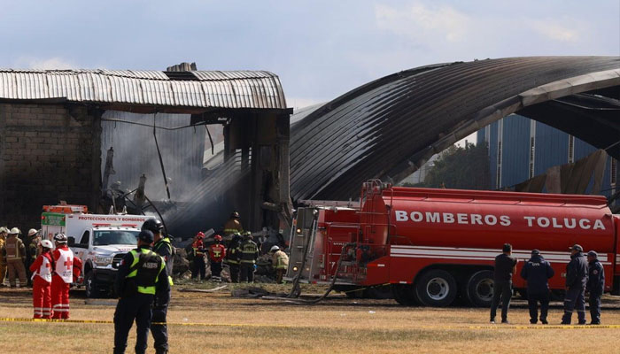 Small plane crashes in central Mexico
