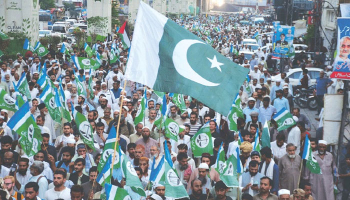 Jamaat-e-Islami announces to hold sit-ins at several important places in Karachi today