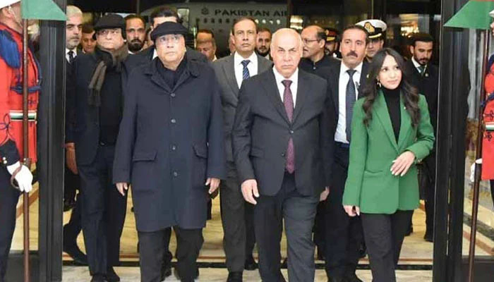 President Asif Ali Zardari arrives in Iraq on 4-day visit