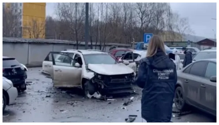 Car bomb explosion in Moscow