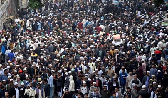 Funeral prayers of former Bangladeshi Prime Minister Khaleda Zia held