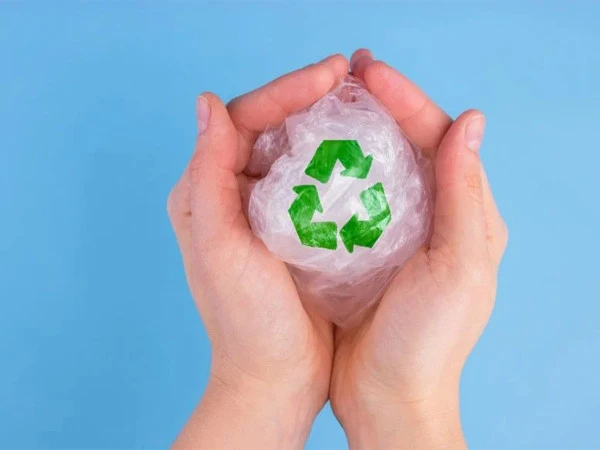 Plastic that dissolves quickly in soil developed