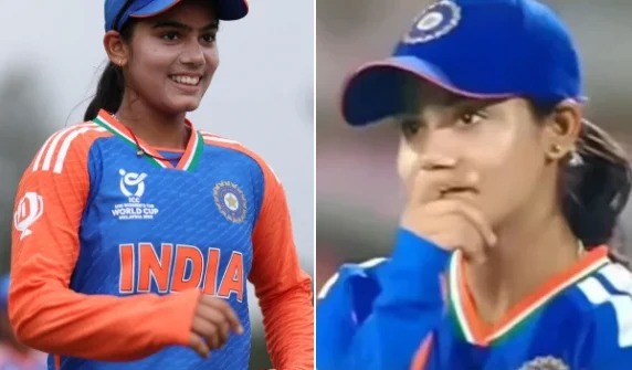 Indian cricketer Vaishnavi Sharma spontaneously abused during the match