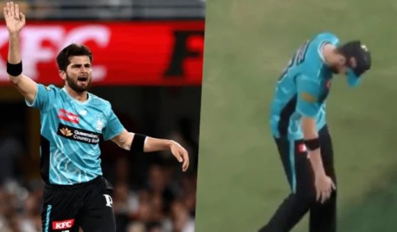 Shaheen Afridi suffers knee injury during Big Bash League