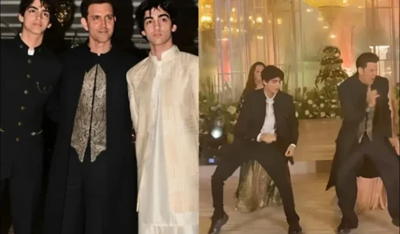 Hrithik Roshan dances with his sons