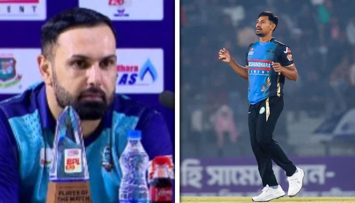 Afghan cricketer Mohammad Nabi gets angry