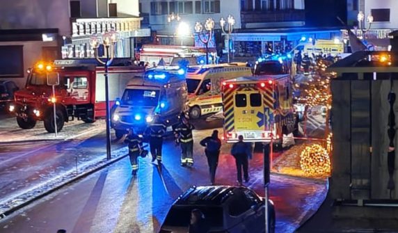 Explosion at a bar in a tourist resort in Switzerland