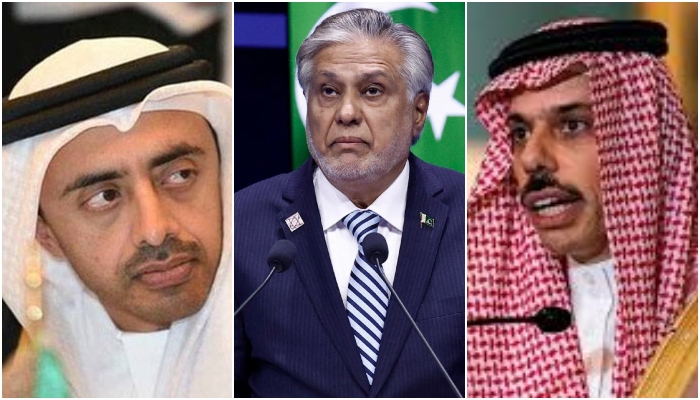 Ishaq Dar holds telephonic conversation with Saudi and Emirati foreign ministers