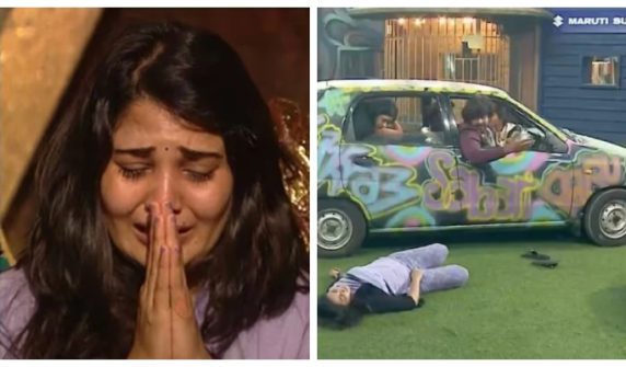 Actress pushed out of car by fellow artists on Indian reality show