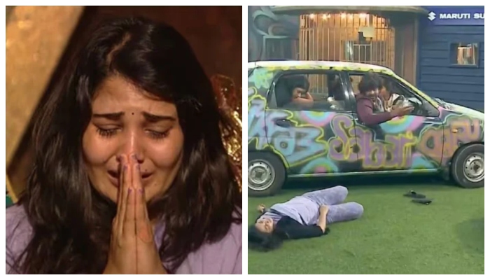Actress pushed out of car by fellow artists on Indian reality show