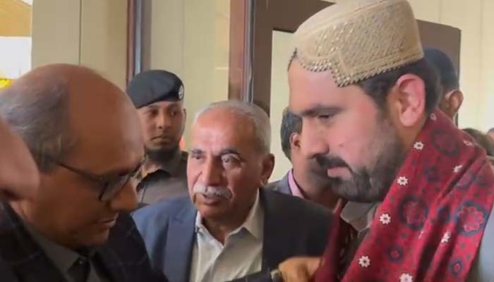 KP Chief Minister Sohail Afridi arrives in Karachi,