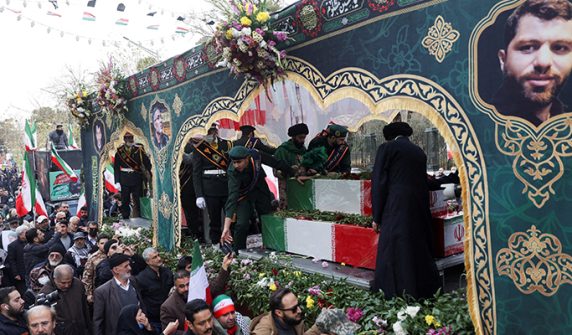 Thousands attend funeral prayers for security personnel killed in violent protests