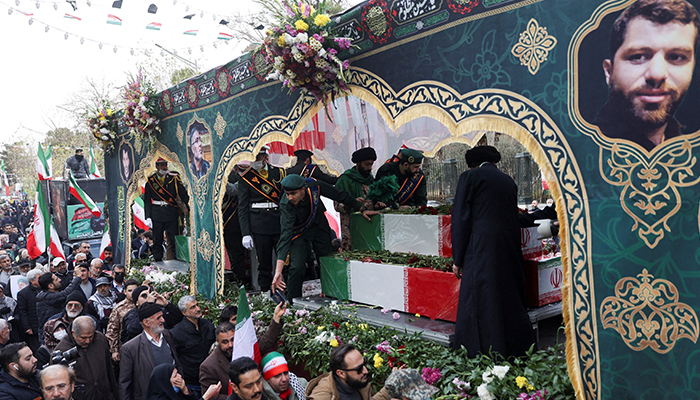 Thousands attend funeral prayers for security personnel killed in violent protests