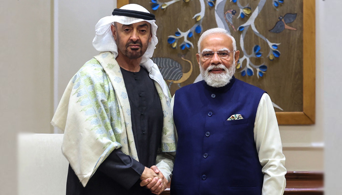 UAE President visits India