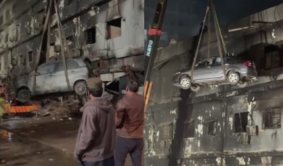 Rescue operation in fire-hit Gul Plaza