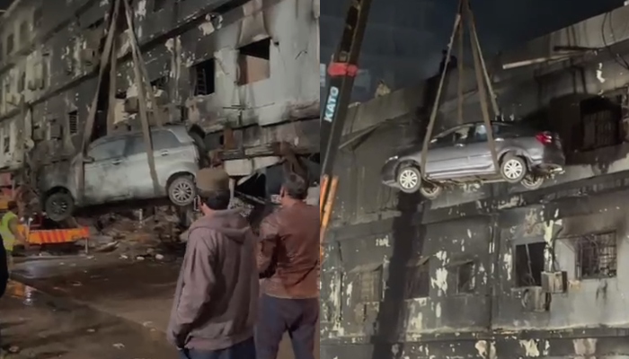 Rescue operation in fire-hit Gul Plaza