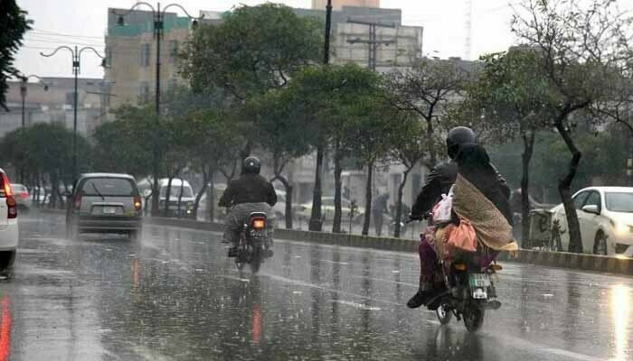 Rain forecast for various cities including Karachi