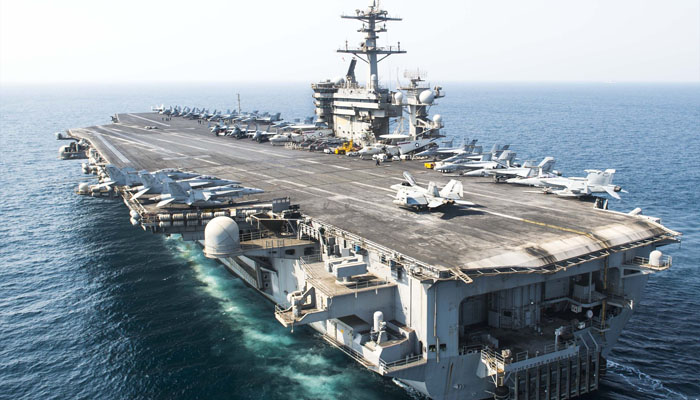 The United States has sent a large force to Iran