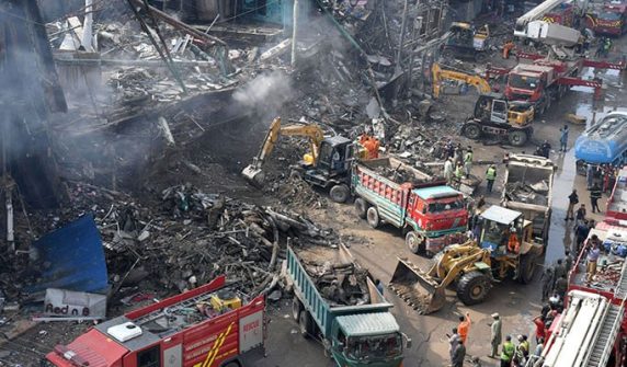 There are fears that bodies may be found on the fire-hit ground floor as well