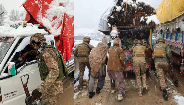 cHeavy snowfall in Tirah Valley