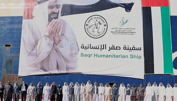 Emirati ship leaves for Gaza with 4,000 tons of aid