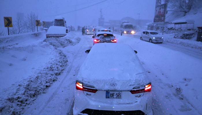 Snowstorm forecast in Murree
